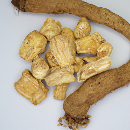 Dried starchy roots and tuber products